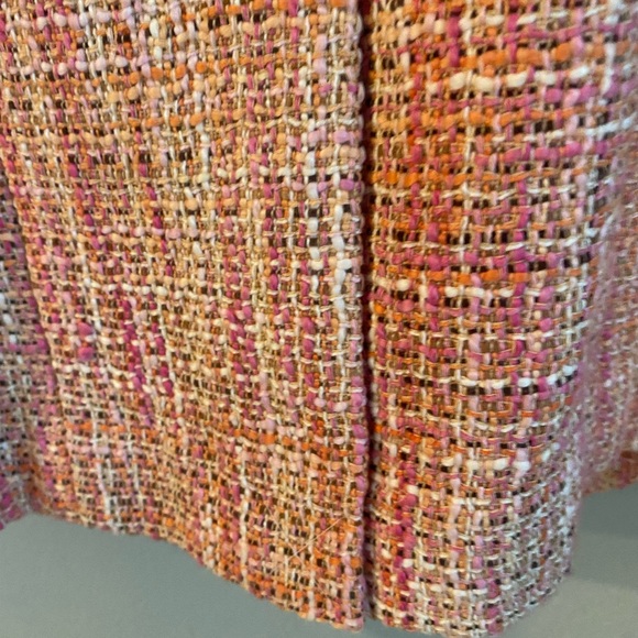 NWT Talbots Pink Tweed Sleeveless Midi Dress - Picture 5 of 10